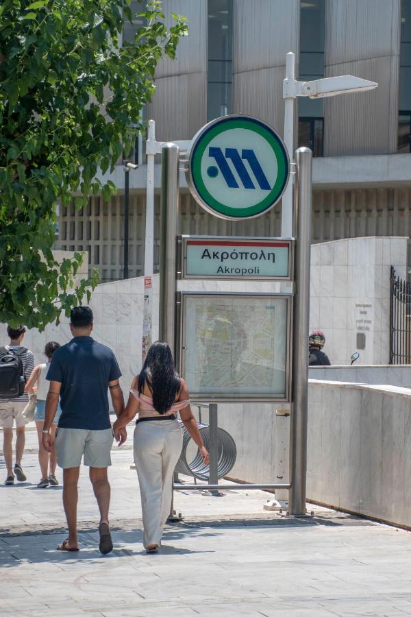 Luxury Studio Apartment Next To The Acropolis Athen Exterior foto